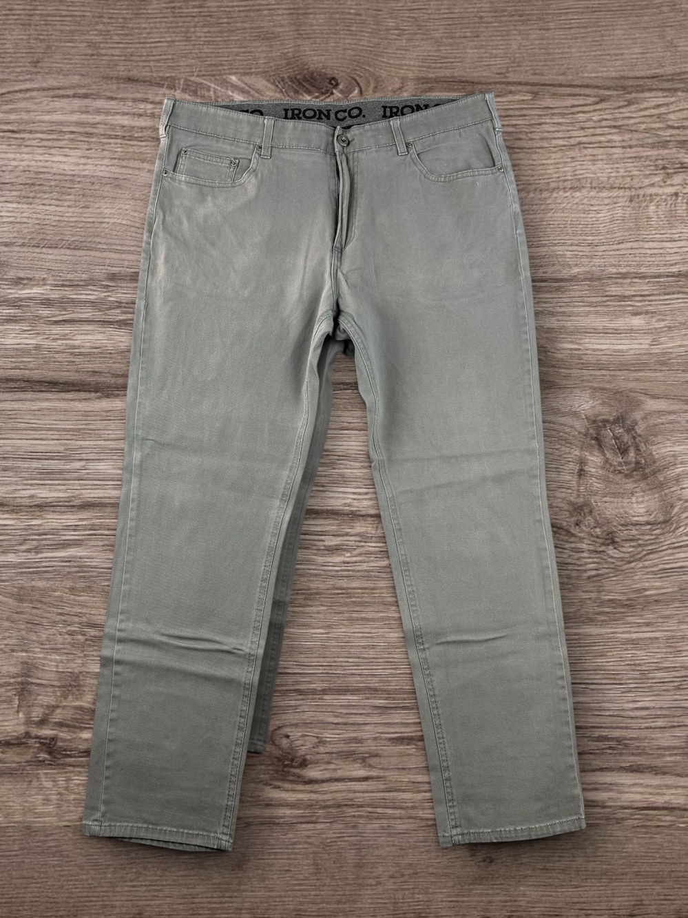 Iron Co Men’s Slim Straight Jeans - 38X33